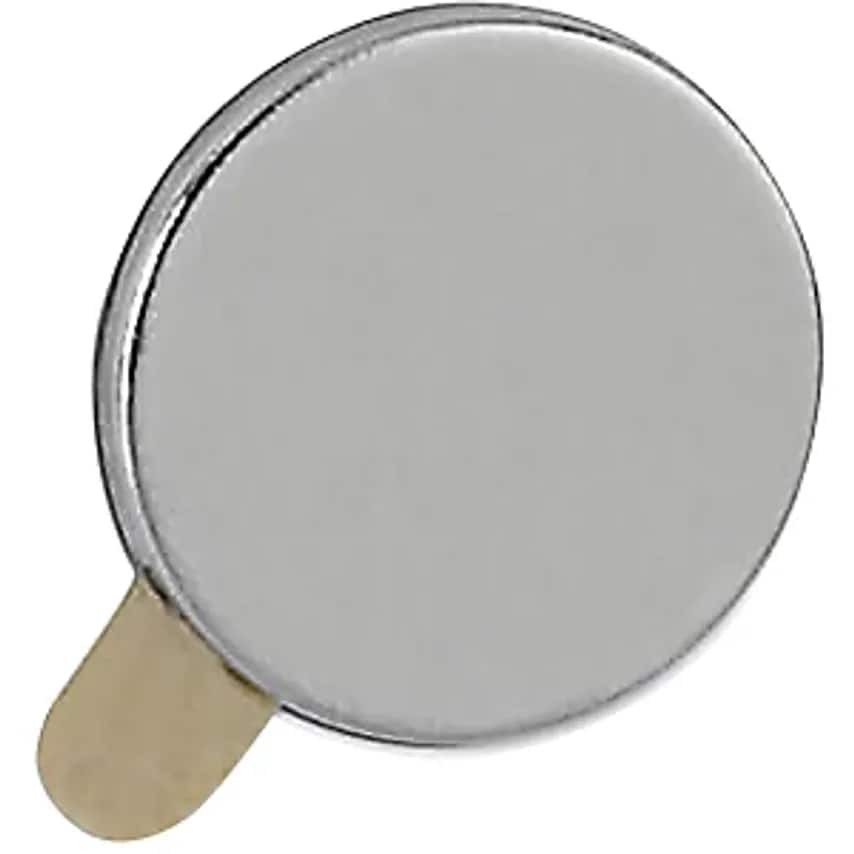 Neodymium Disc Magnet, Self Adhesive, 10mm, Pack Of 100, Adhesive Force 0.5 Kg