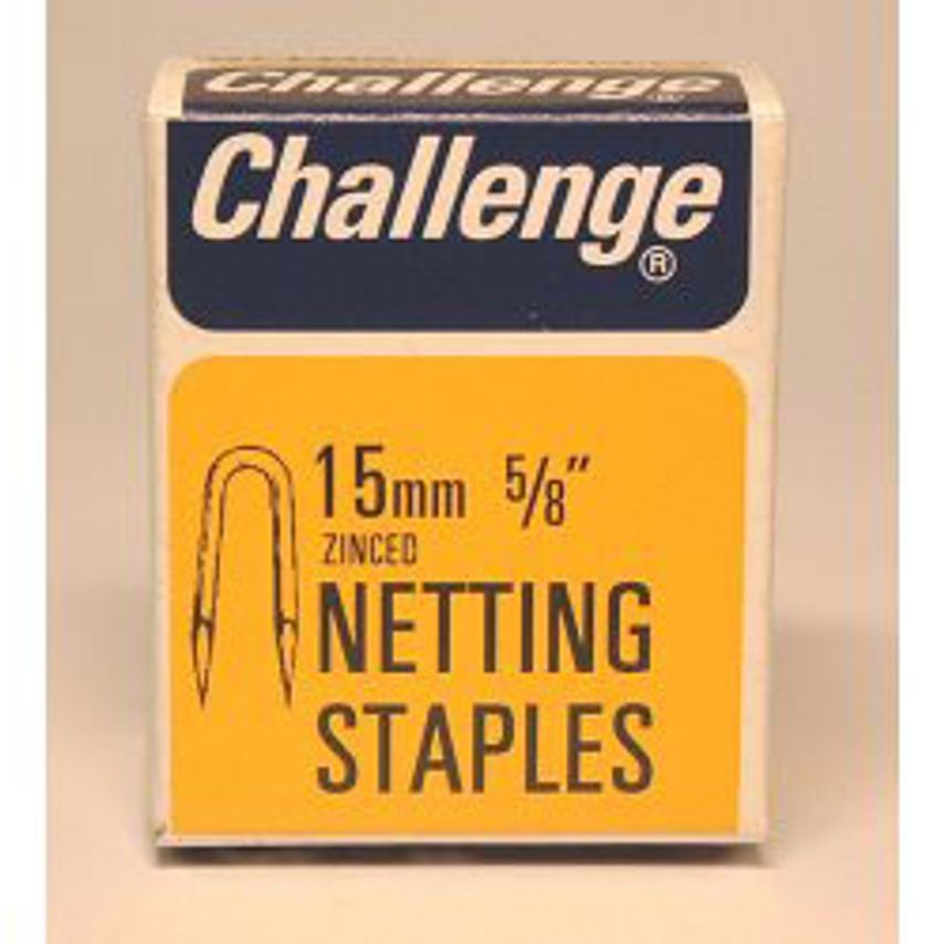 Netting Staples - Zinc Plated (Box Pack) 15mm