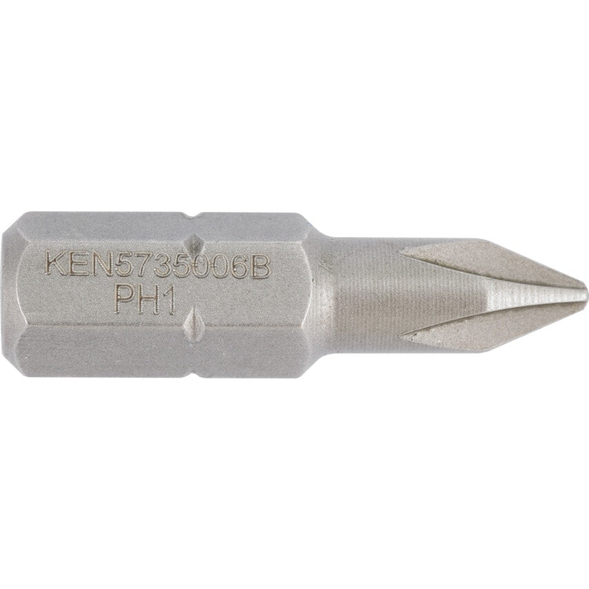 No.1 Cross/Pt Screwdriver Bit 1/4" Hex STD