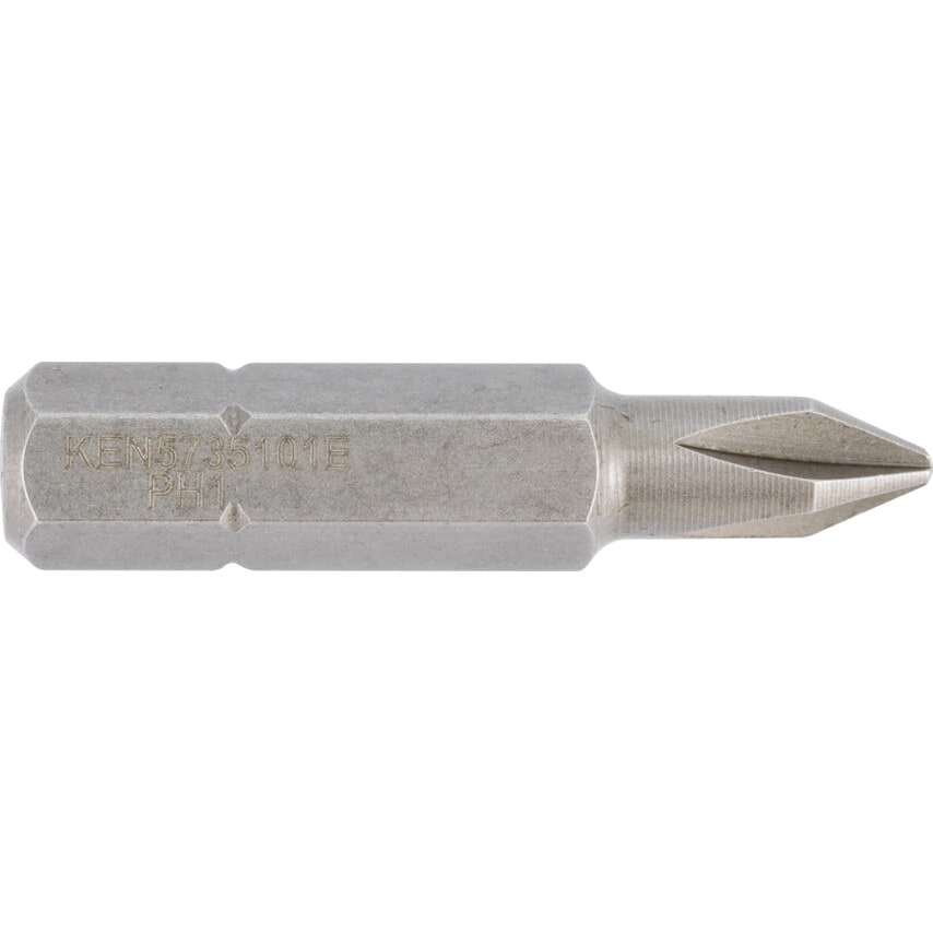 No.1 Cross/Pt Screwdriver Bit 5/16" Hex STD