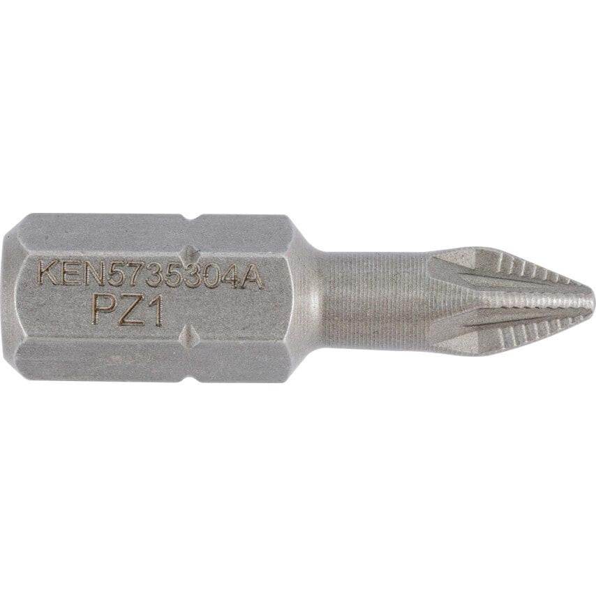 No.1x25mm Acr II Pozidriv Screwdriver Bit 1/4" Hex