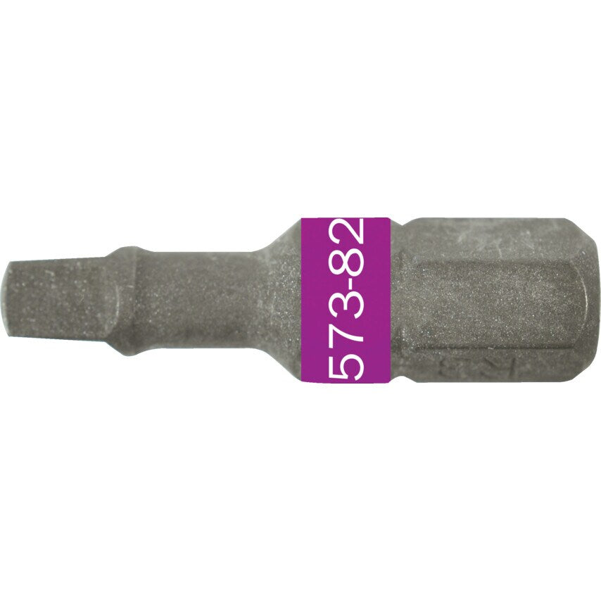 No.1x25mm Square Torsion Bit 1/4" Hex Dr