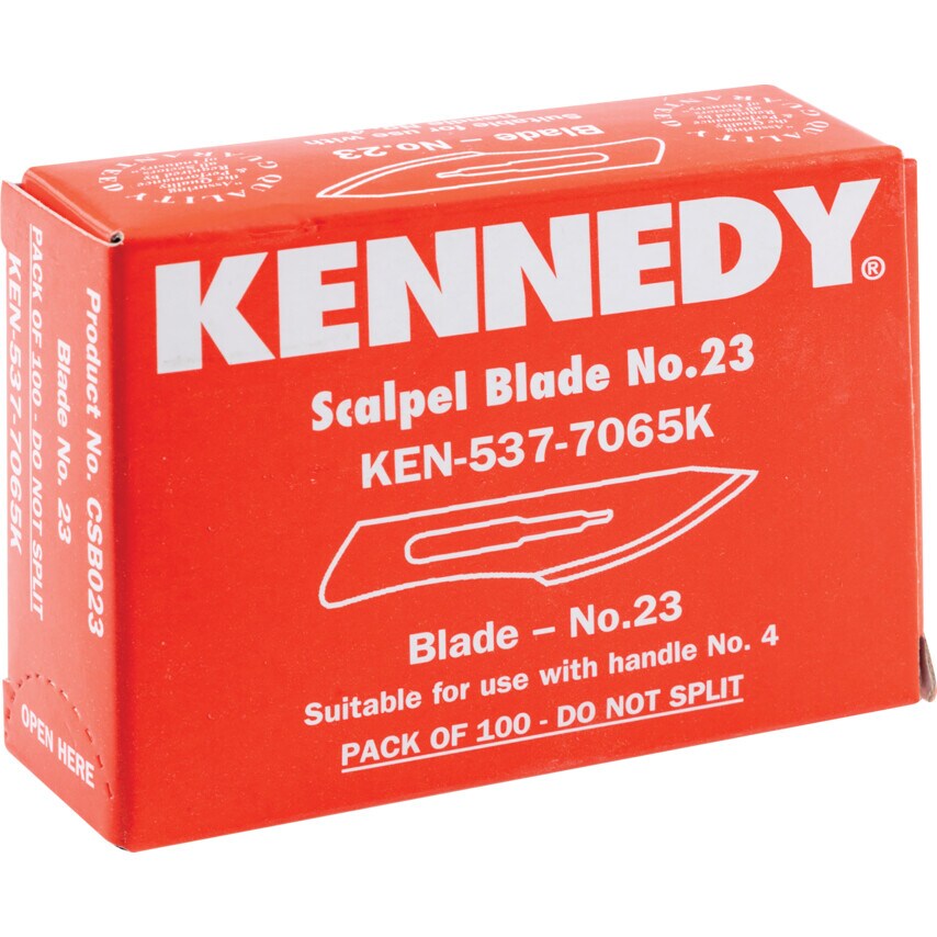 No.23 Carbon Steel Surgical Blade, Pack of 100