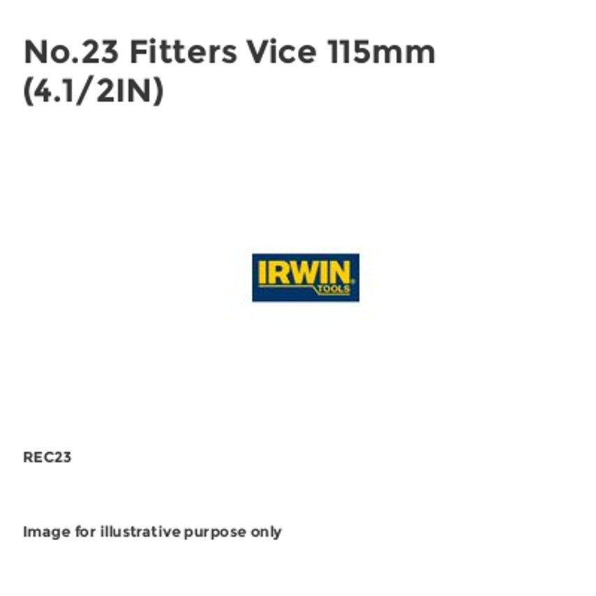No.23 Fitters Vice 115mm (4.1/2IN)