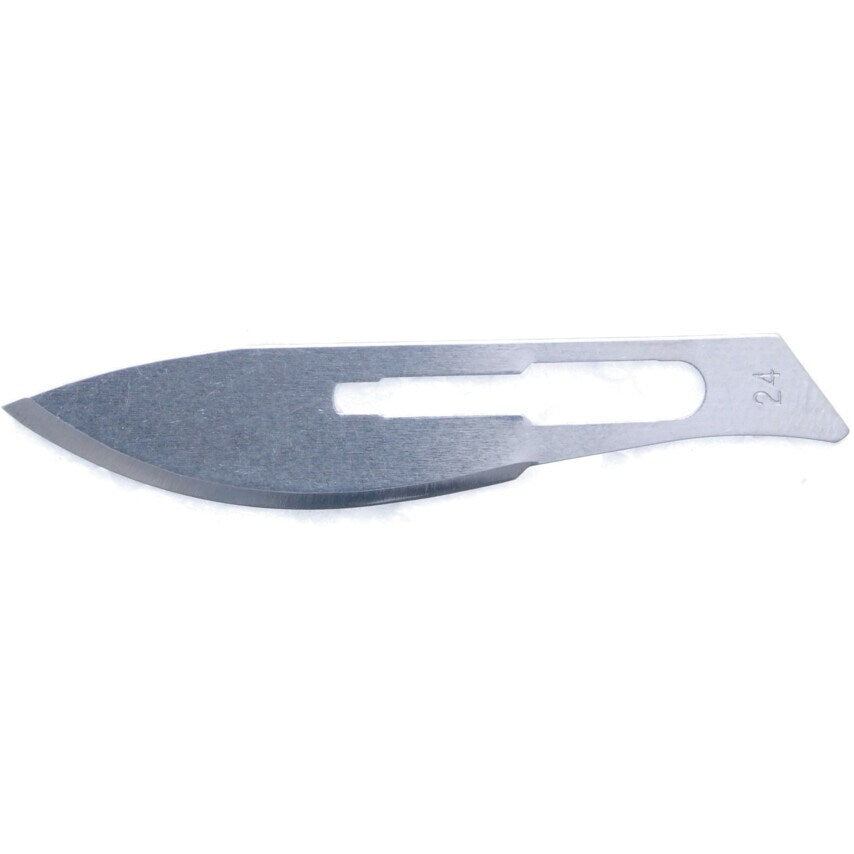No.24 Carbon Steel Surgical Blade, Pack of 100