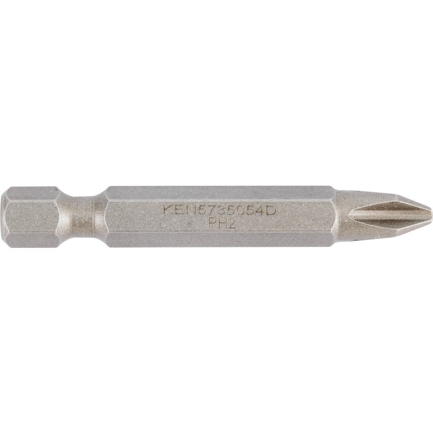 No.2 Cross/Pt Screwdriver Bit 1/4" Hex L/S