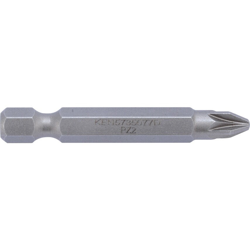 No.2x50mm Pozidriv Power Bit 1/4" Direct Drive