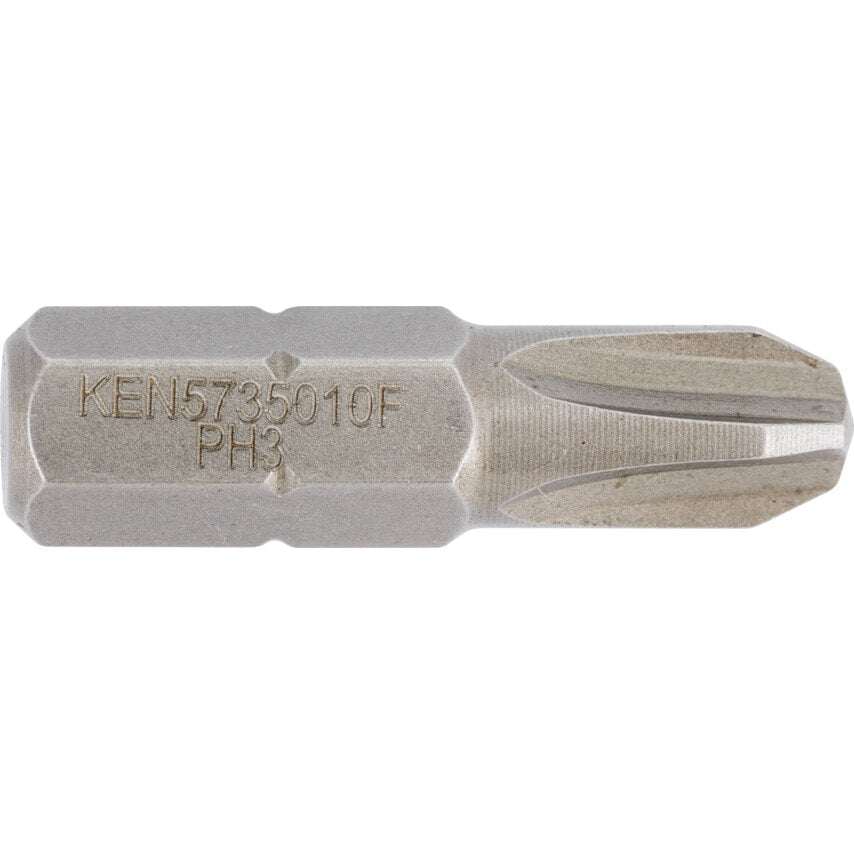 No.3 Cross/Pt Screwdriver Bit 1/4" Hex STD