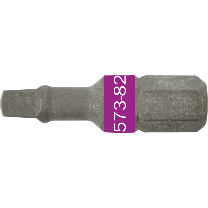 No.3x25mm Square Torsion Bit 1/4" Hex Dr