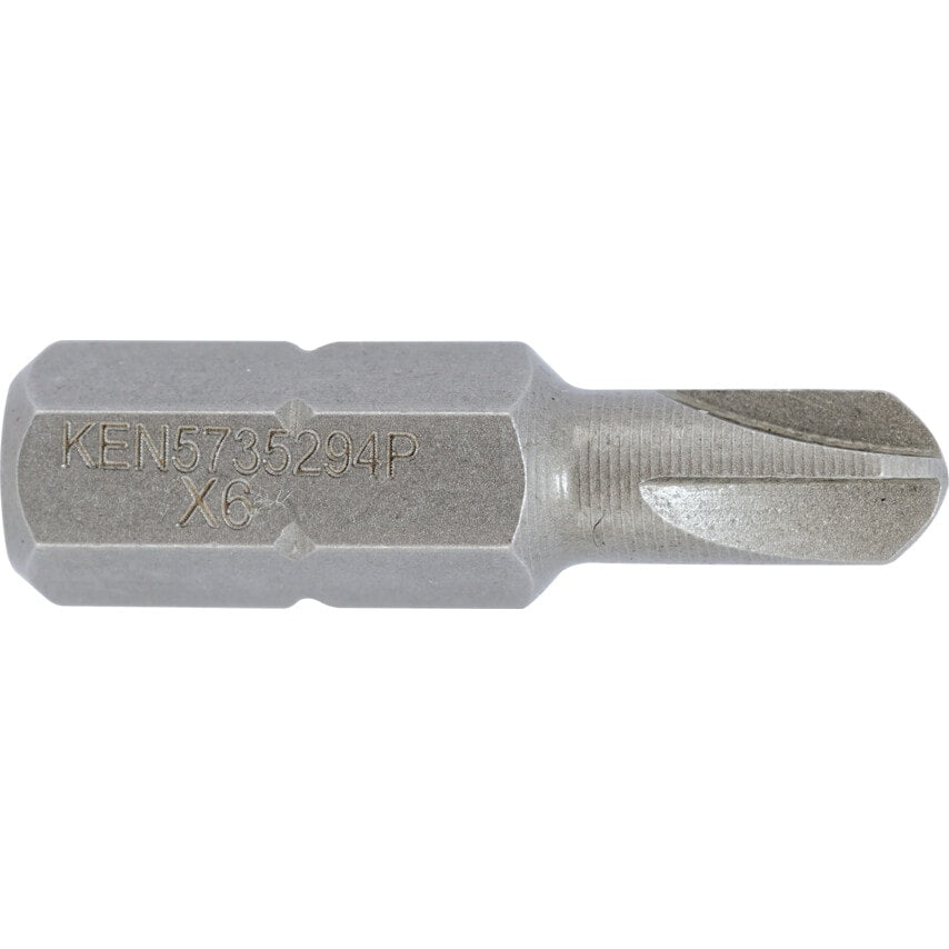 No.6 Torq Set 1/4" Hex 25mm O/A