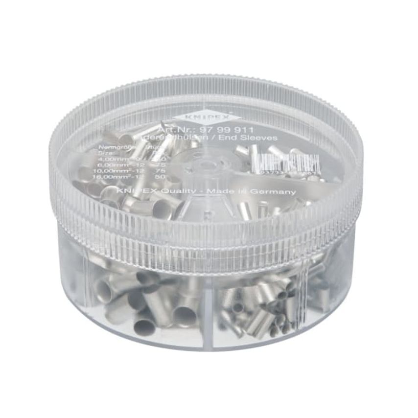 Non-Insulated Wire Ferrules Assortment Box 350 Piece