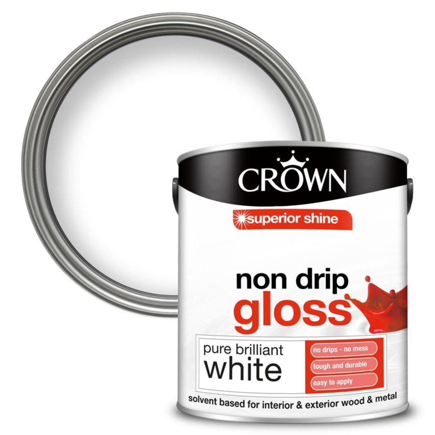 Non Drip Gloss 2.5L Pure Brilliant White - 5026783