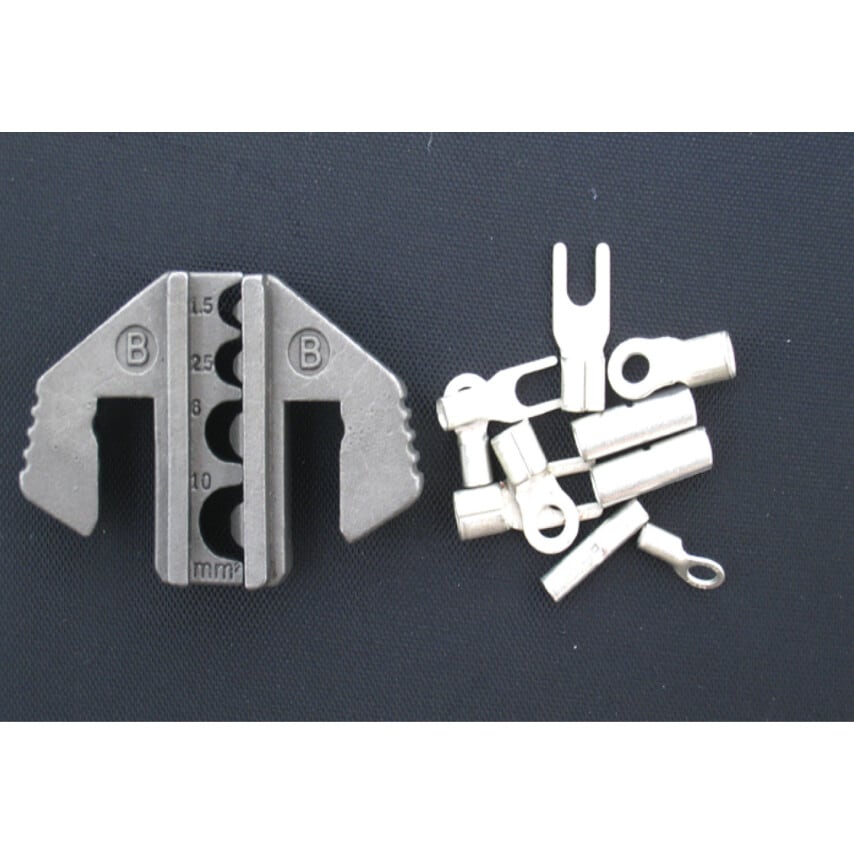 Non Insulated Terminal Jaw for Ratchet Crimping Tool comes with Interchangeable Jaws 5 Piece