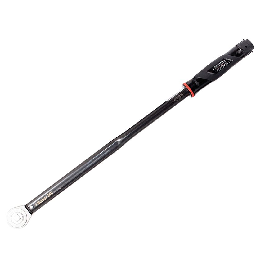 NorTorque 340 Adjustable Dual Scale Ratchet Torque Wrench 1/2in Drive 60-340Nm NOR130106