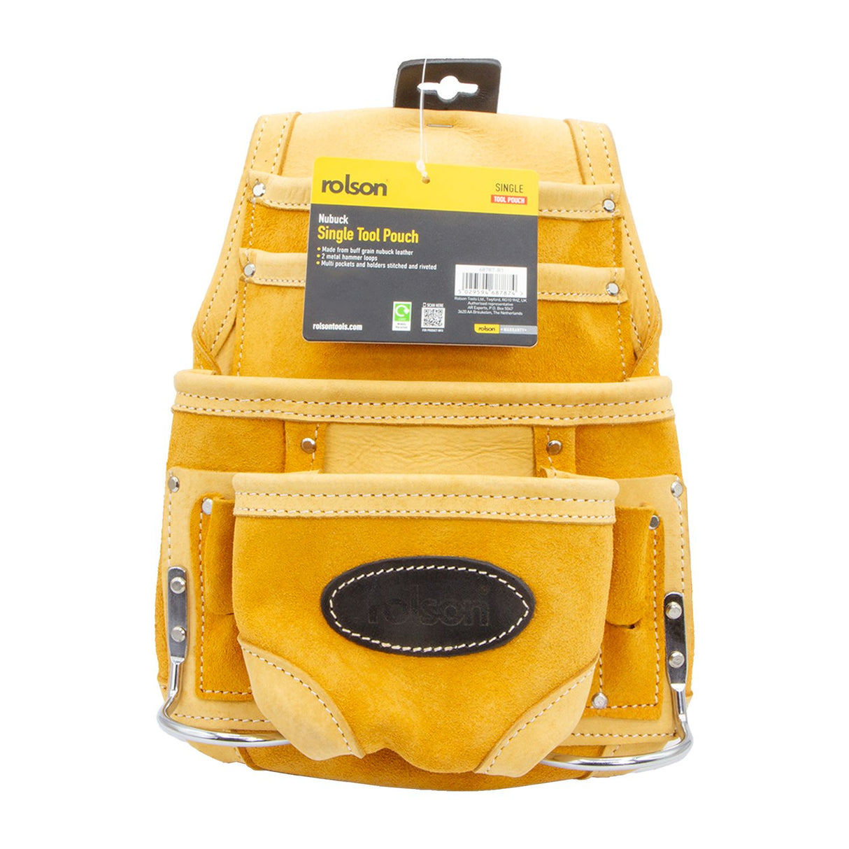 Nubuck Leather Single Tool Pouch