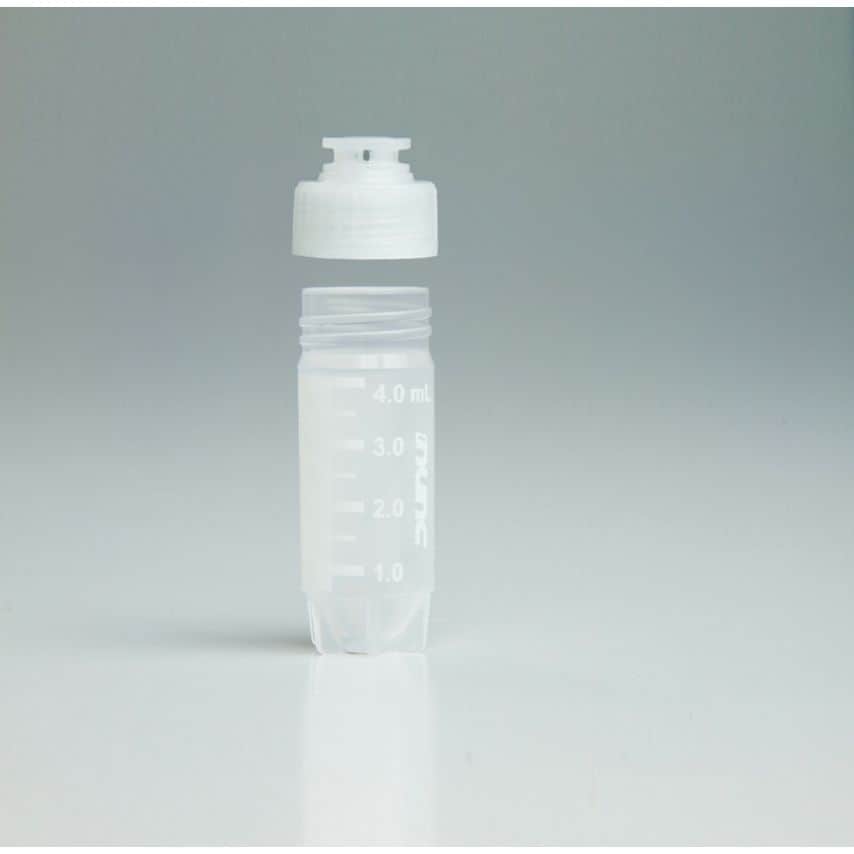 Nunc Low profile 5.0mL Externally threaded universal Tubes with 2D barcode PK240