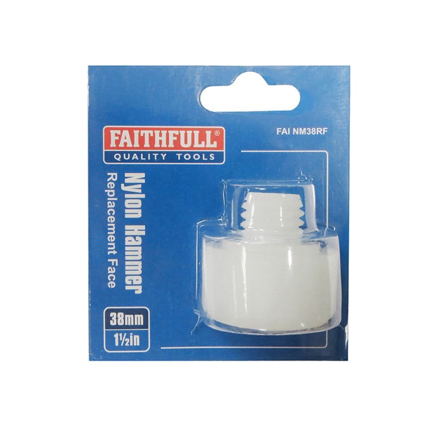 Nylon Hammer Replacment Face 38mm FAINM38RF