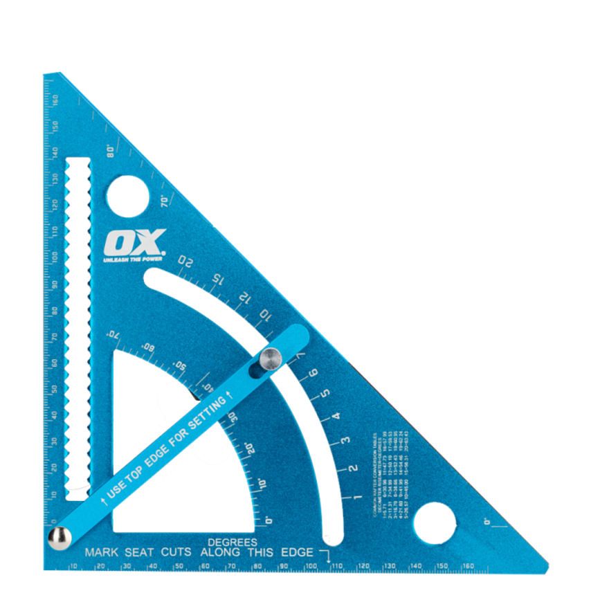 OX Pro Adjustable Aluminium RaFeeter Square 180mm OX P507818