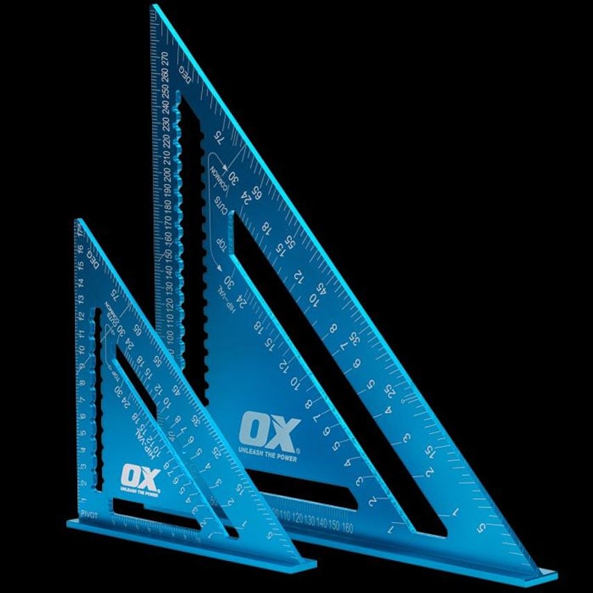OX Pro Aluminium Metric RaFeeter Square 300mm OX P506530