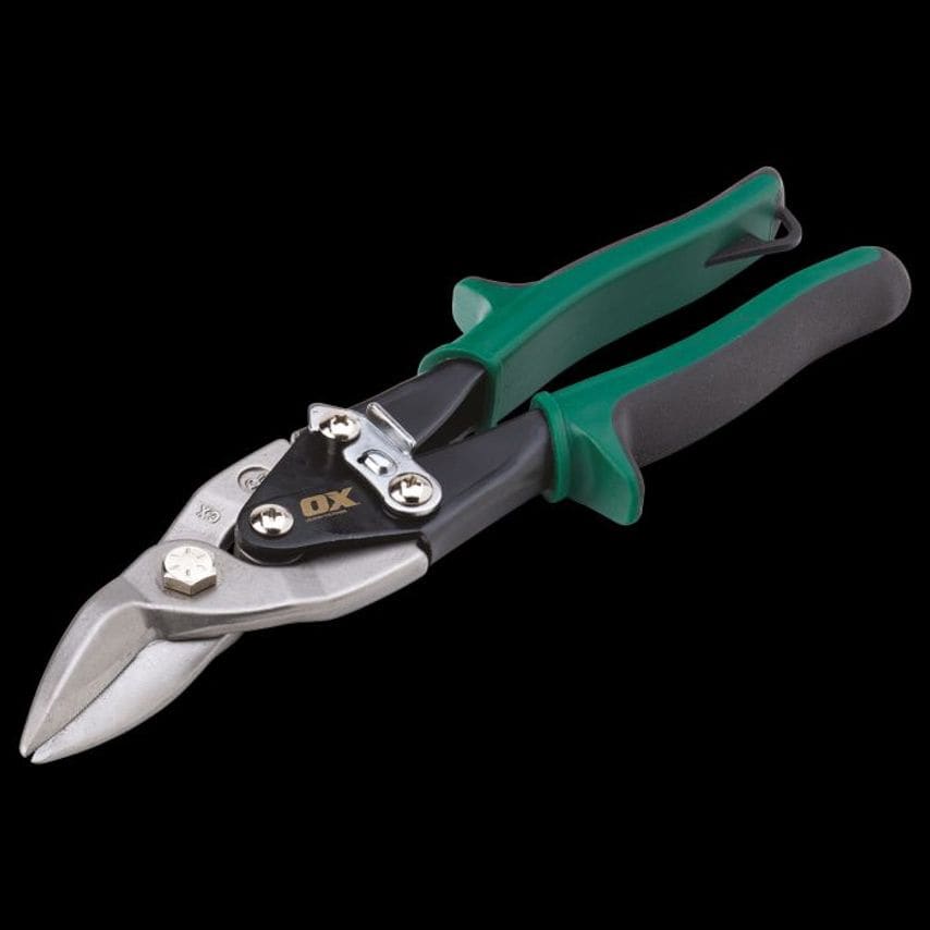 OX Pro Aviation Snips with Holster Right Cut (Green) OX P231002