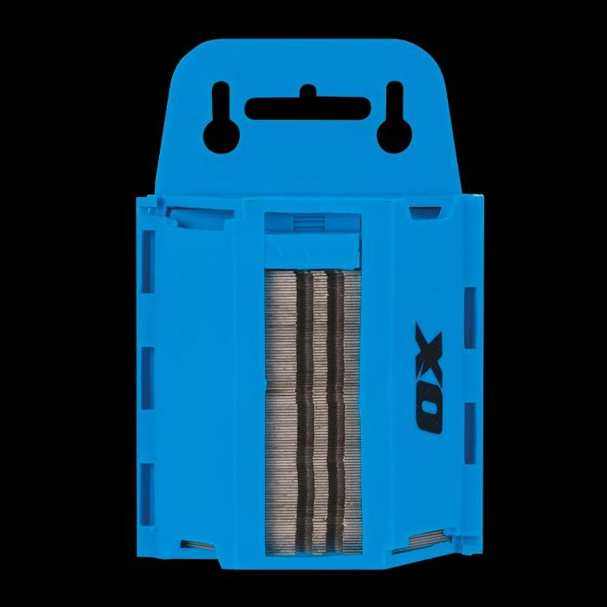 OX Pro Heavy Duty Knife Blades & Dispenser Pack of 100 OX P222110