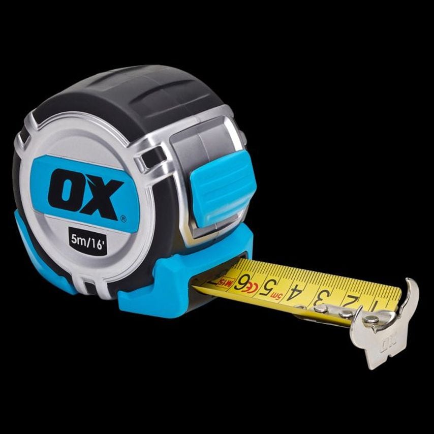 OX Pro Heavy Duty Tape Measure 5m/16ft
