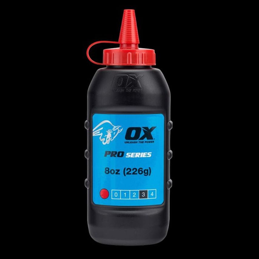 OX Pro Red Chalk Refill 226g/8Ounce OX P025701
