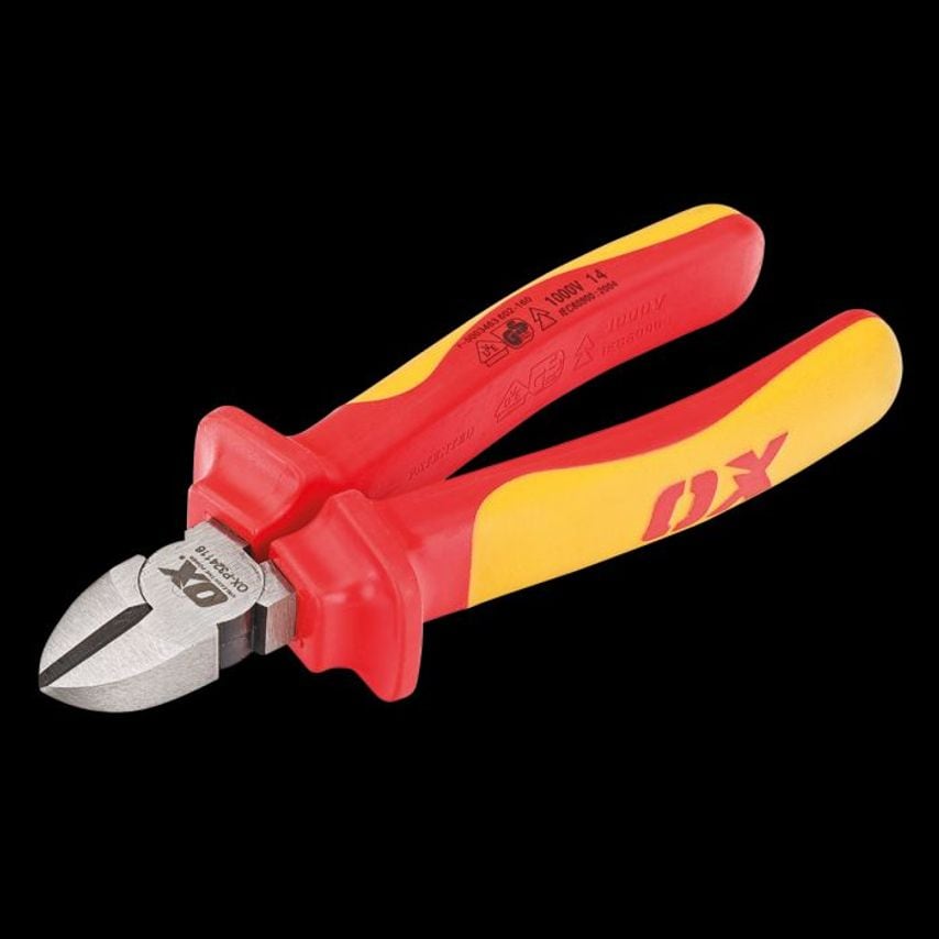 OX Pro VDE Diagonal Cutting Pliers 160mm/6"