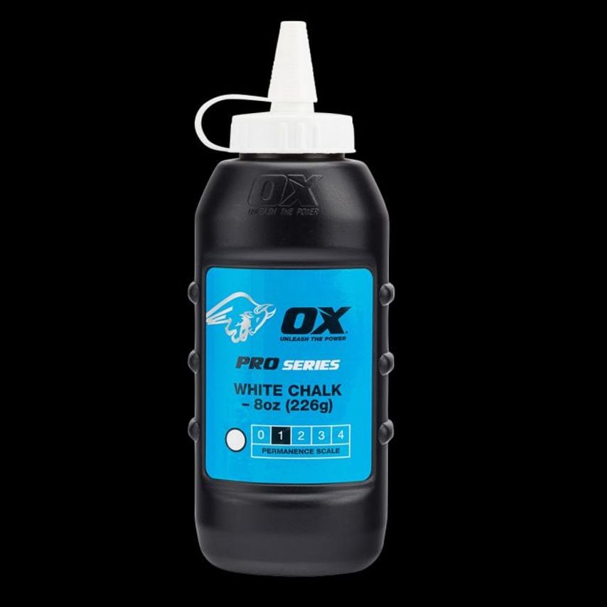 OX Pro White Chalk Refill 226g/8Ounce OX P025704