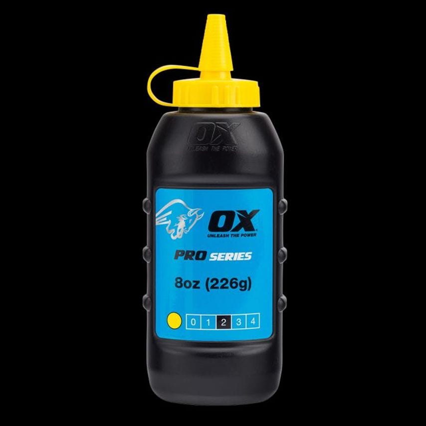 OX Pro Yellow Chalk Refill 226g/8Ounce OX P025703