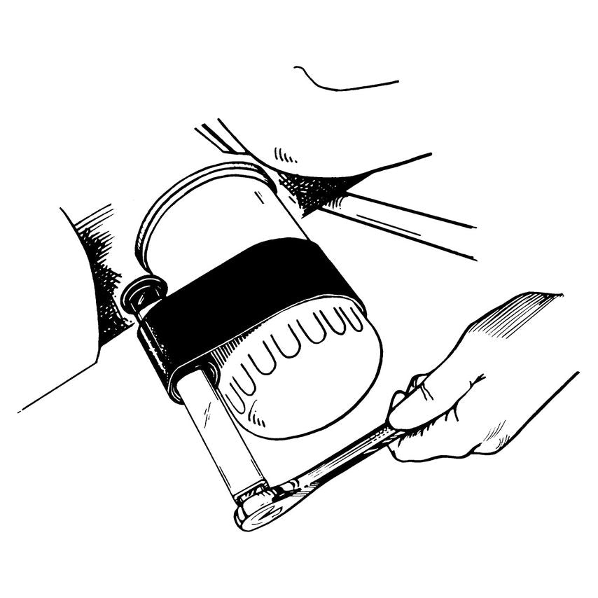 Oil filter strap wrench 1/2 max.d.152mm