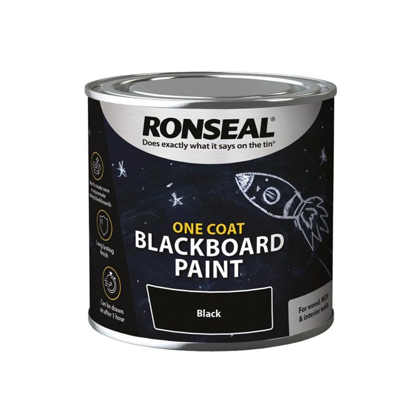 One Coat Blackboard Paint 250ml RSLOCBBP250
