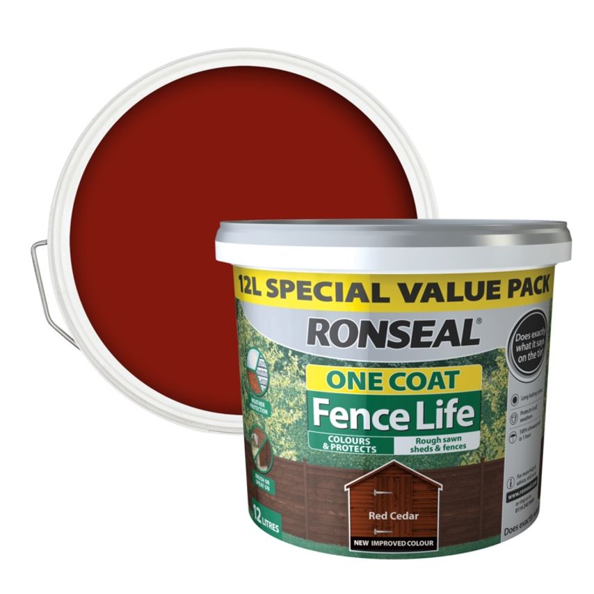 One Coat Fence Life 12L Red Cedar