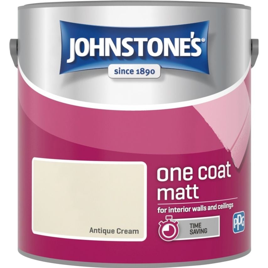 One Coat Matt 2.5L Antique Cream