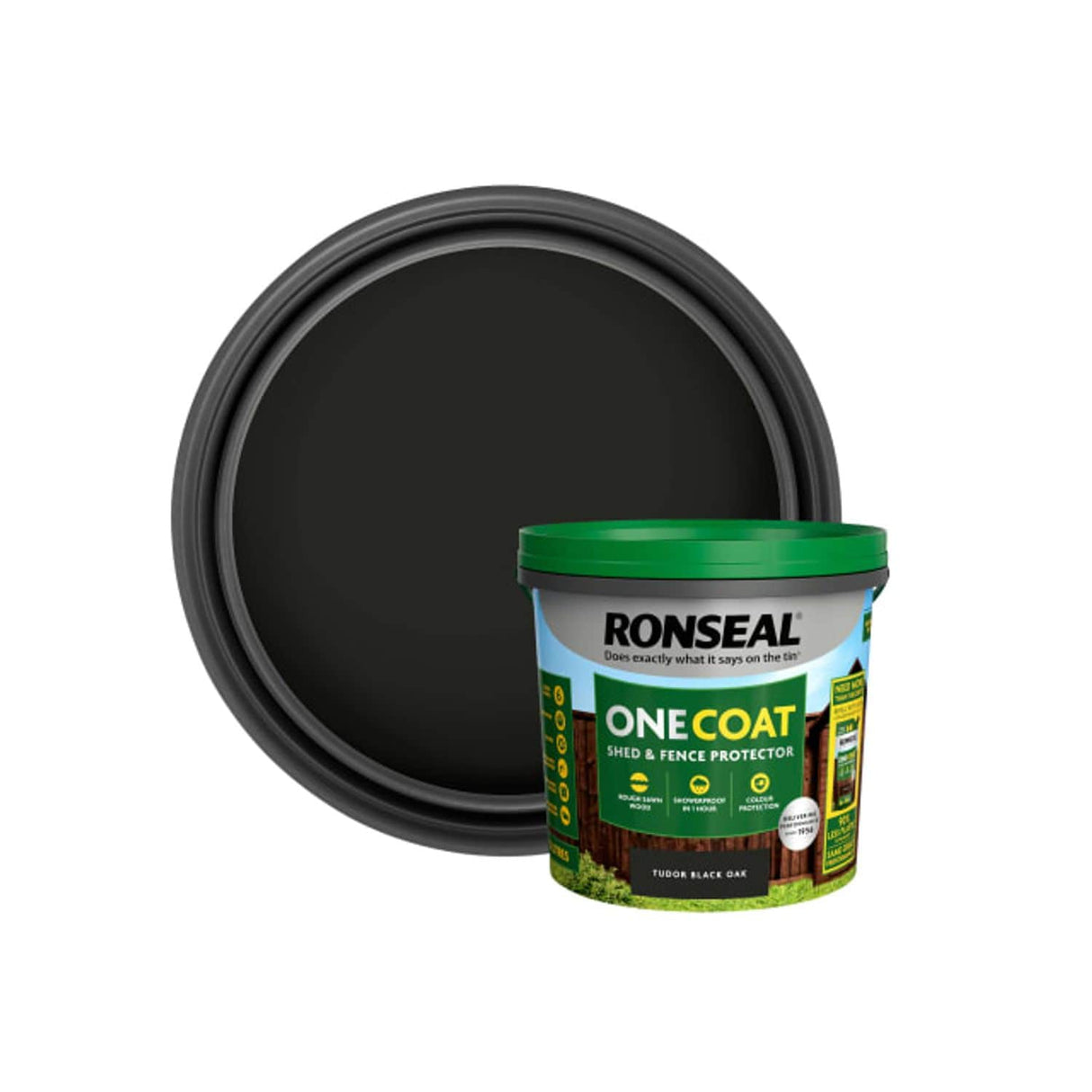 One Coat Shed & Fence Protection Tudor Black Oak - 5L