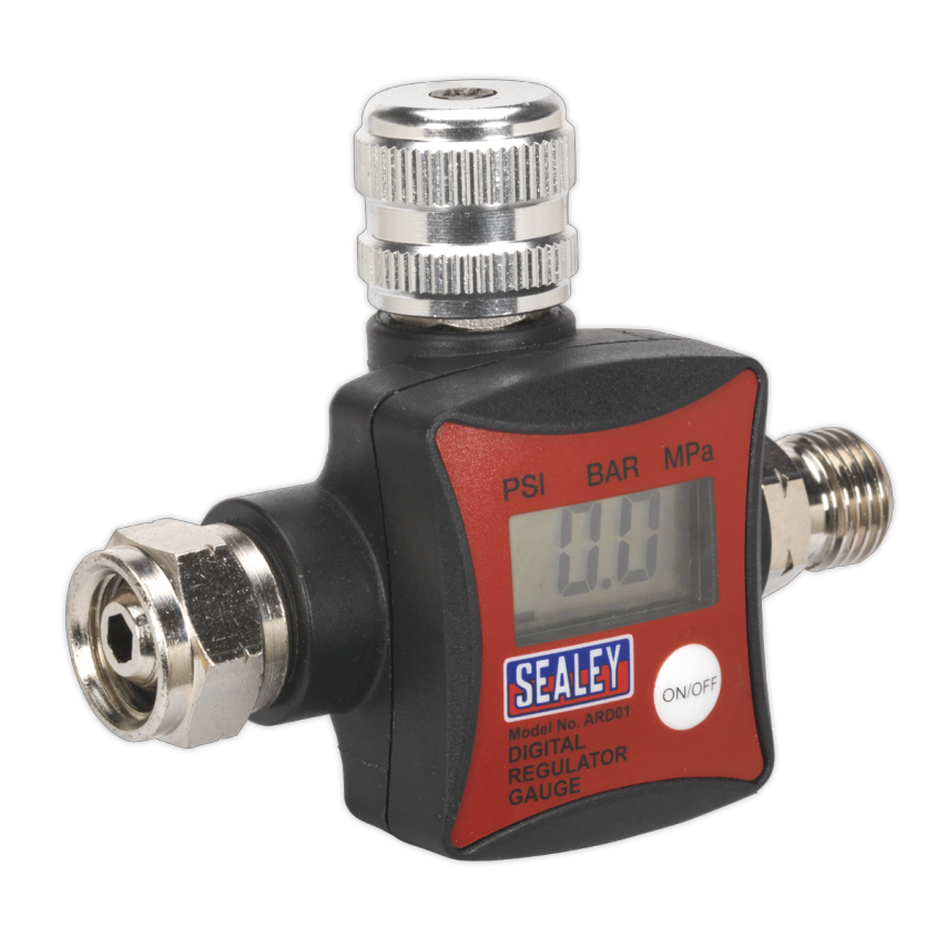 On-gun Air Pressure Regulator/Gauge Digital