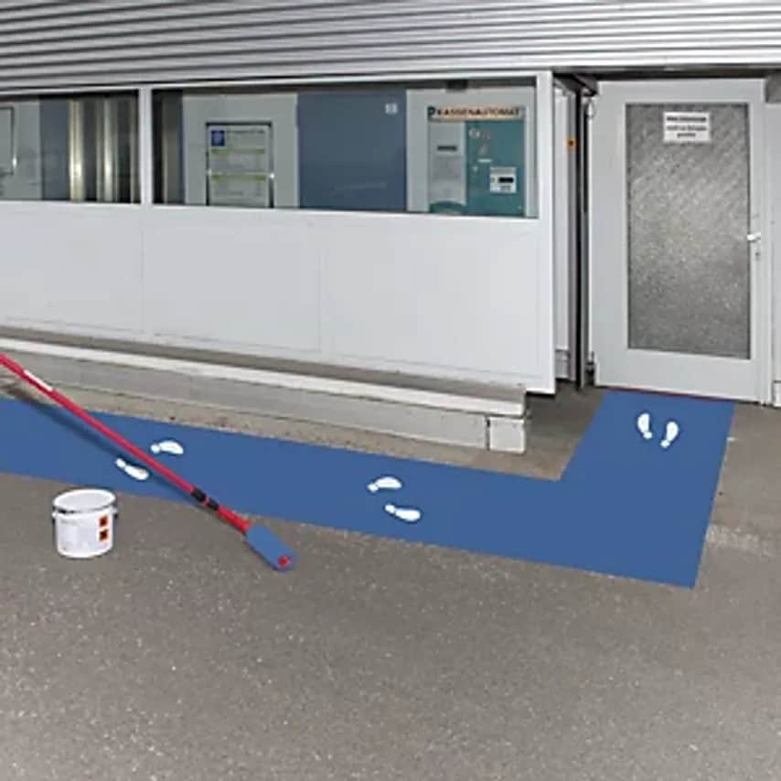 Outdoor Marking Paint, Capacity 5 L, Traffic Blue RAL 5017