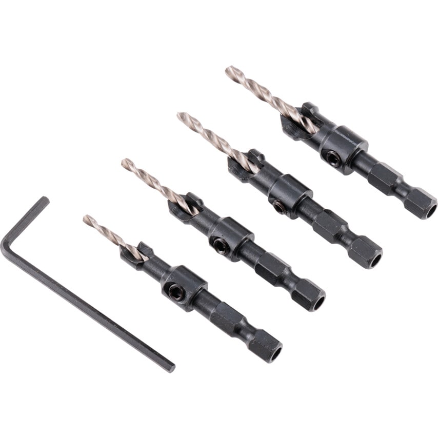 P-519544 Piece Quick Change Countersink Set