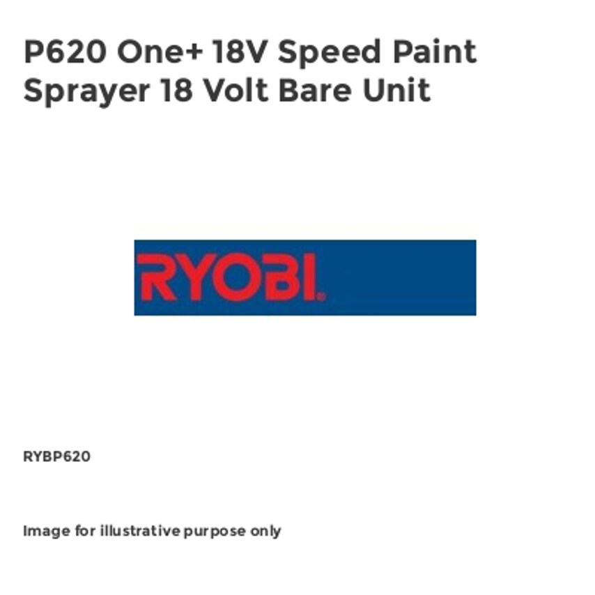 P620 One+ 18V Speed Paint Sprayer 18 Volt Bare Unit