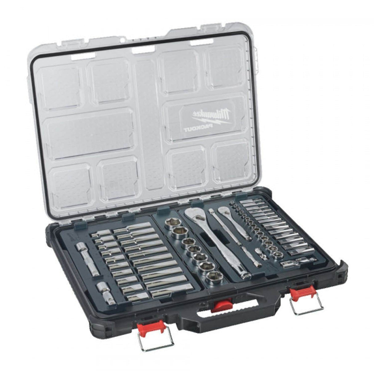 PACKOUT 1/4in. & 1/2in. Ratchet and Socket Set - 63 Piece - 4932493661