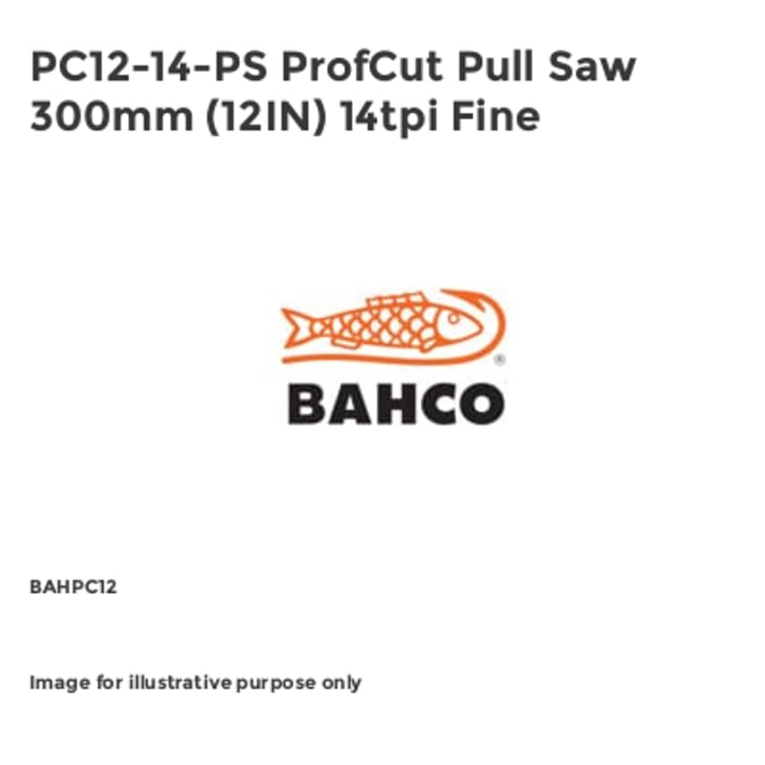 PC12-14-PS ProfCut Pull Saw 300mm (12IN) 14tpi Fine BAHPC12