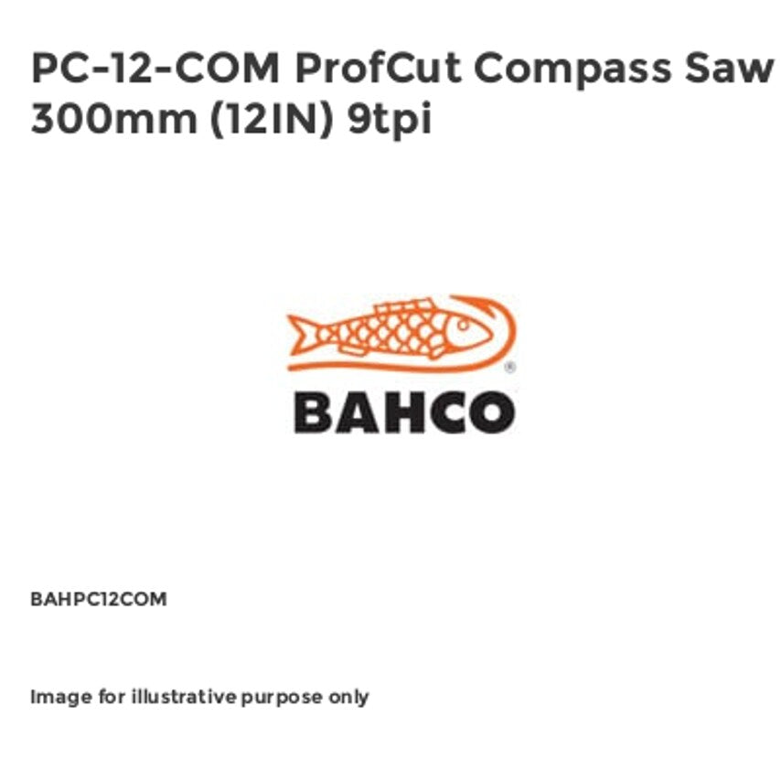 PC-12-COM ProfCut Compass Saw 300mm (12IN) 9tpi BAHPC12COM
