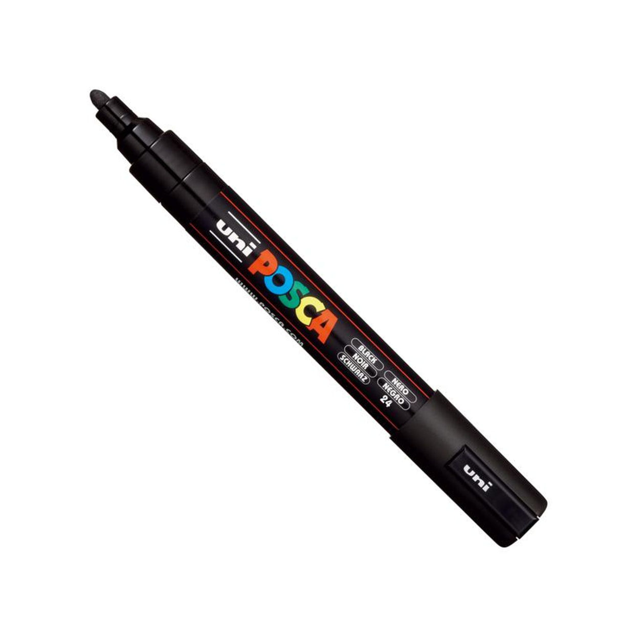 PC-5M Paint Marker Black Pack of 1