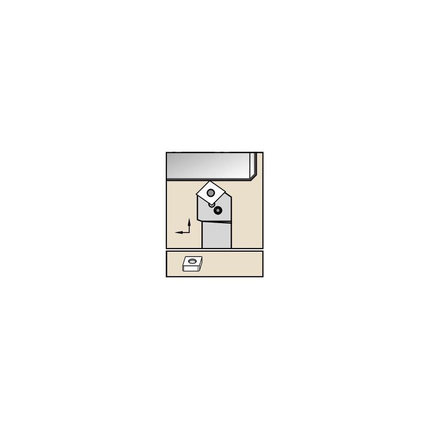PCSNR3232P19 P Clamping Holder W32, 0MM L170