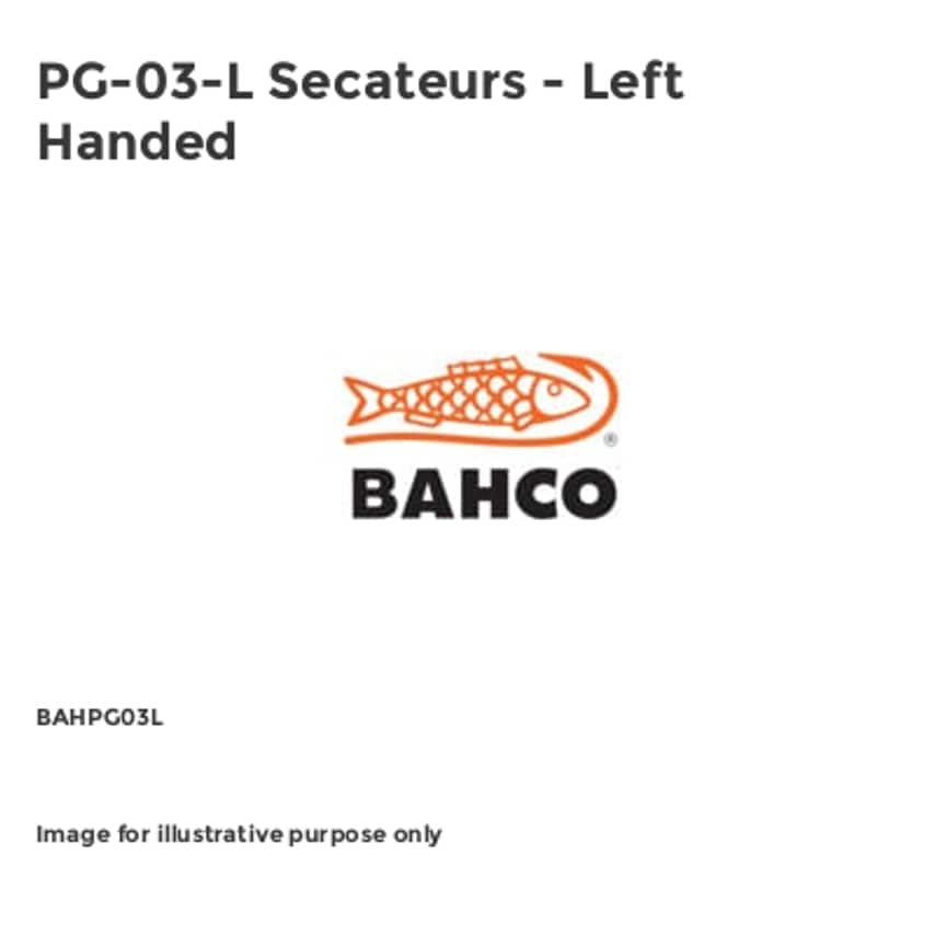 PG-03-L Secateurs - Left Handed