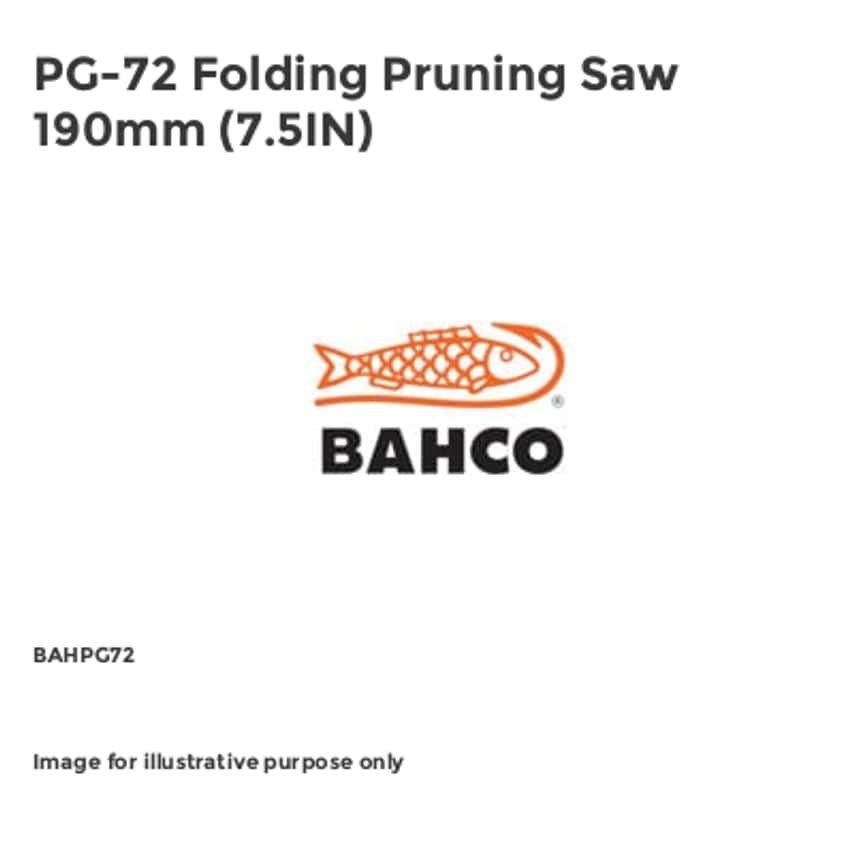 PG-72 Folding Pruning Saw 190mm (7.5IN) BAHPG72