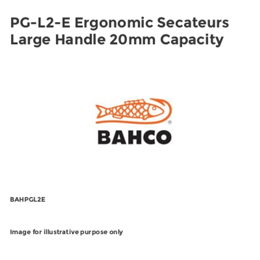 PG-L2-E Ergonomic Secateurs Large Handle 20mm Capacity