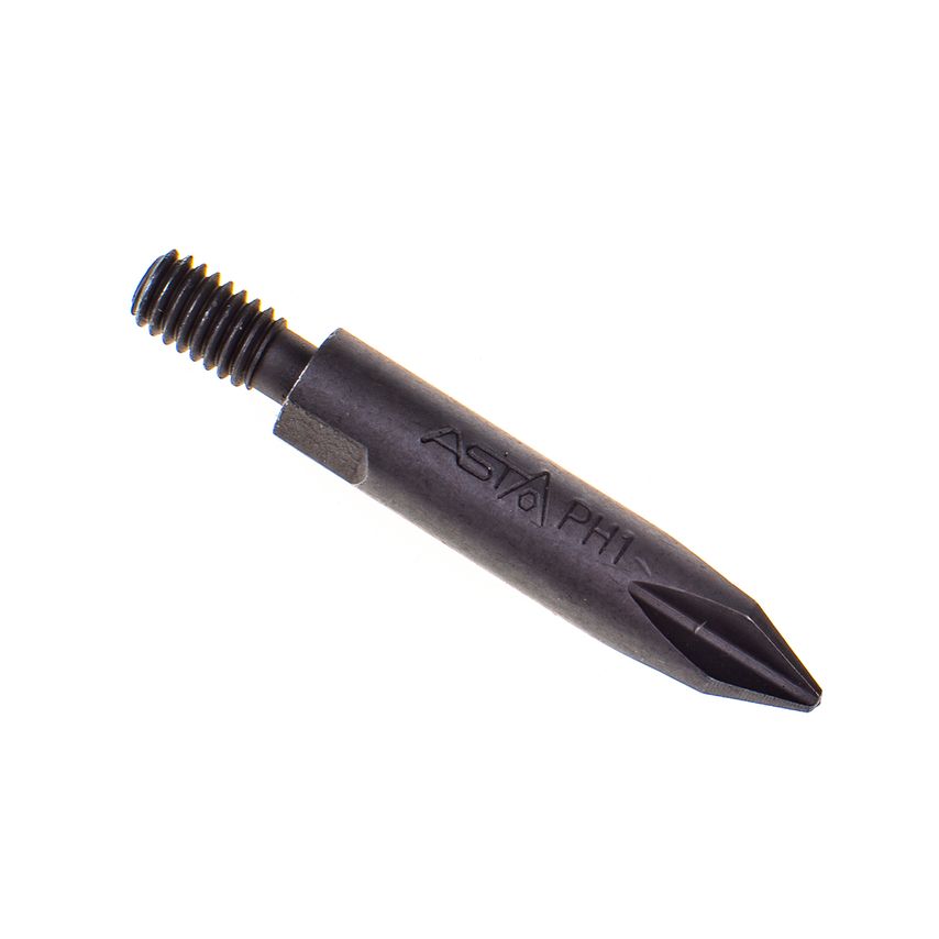 PH1 Phillips Head Threaded Drive Screwdriver Bit S2 Steel 34mm M4