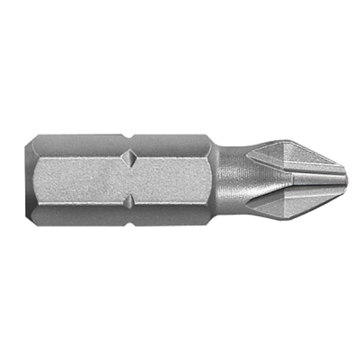 PH1 x 25mm Extra Hard 1/4in Hex Screwdriver Bit