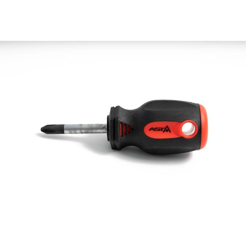 PH2 Phillips Screwdriver 6mm Magnetic Tip Mounted In Entire Handle 38mm Long